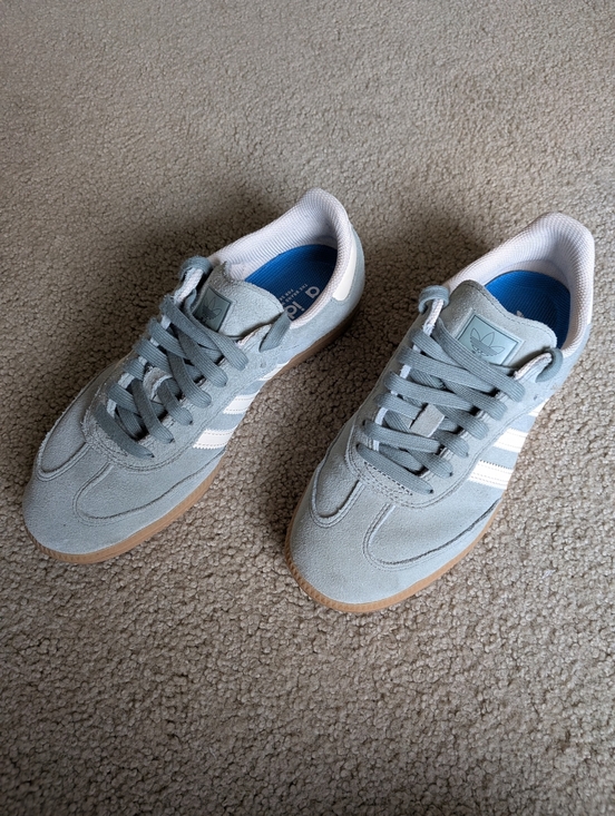 adidas Shoes - Adidas Sambas ADV in Teal Suede, Women's 7 EUC
